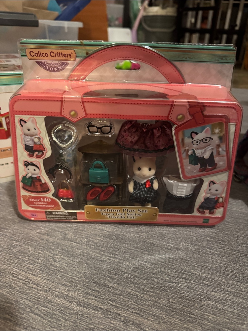 Calico Critters Pink Fashion Play Set with Accessories